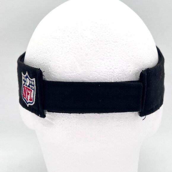 Las Vegas Raiders New Era NFL Adjustable Visor Cap Hat Hook and Loop Closure - Picture 12 of 16